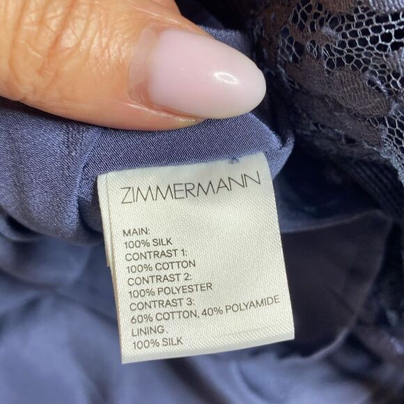 NWT Zimmerman runway indigo color mini dress, S - Picture 16 of 16